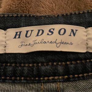 Hudson jeans, super comfy and broken in perfectly. Zoomed in on everything.